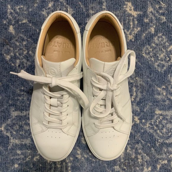 GREATS women's white leather sneakers - Picture 2 of 5